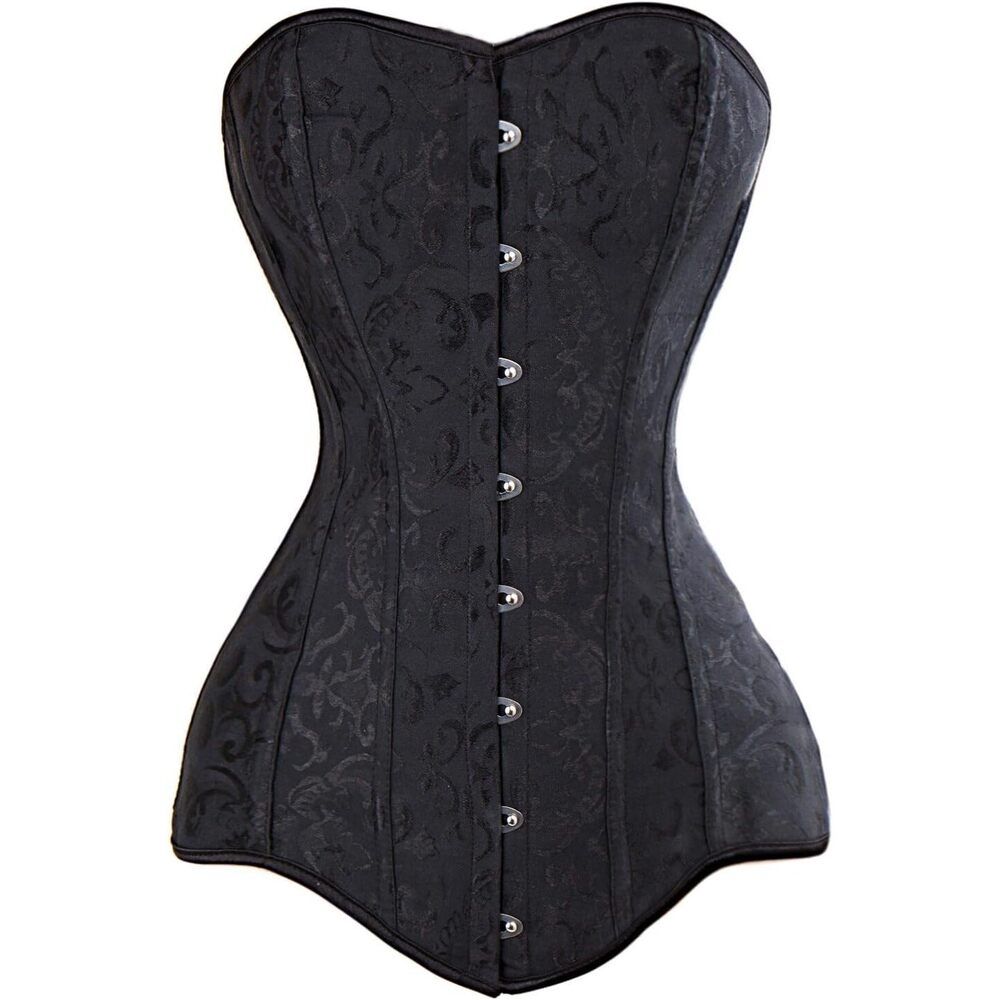 7962 Hourglass Longline Overbust Corset Steel Boned Long Torso Waist